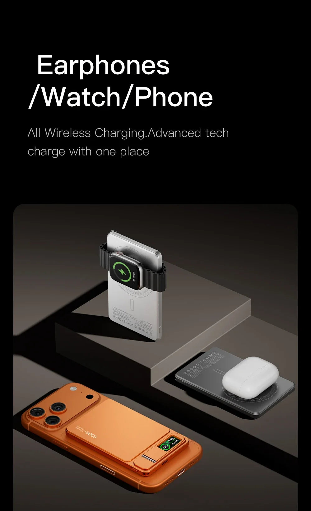 10000mAh Magnetic Power Bank for Magsafe,20W Slim Portable Wireless Charging External Battery for iPhone 17 16 15 14 13 Pro Max