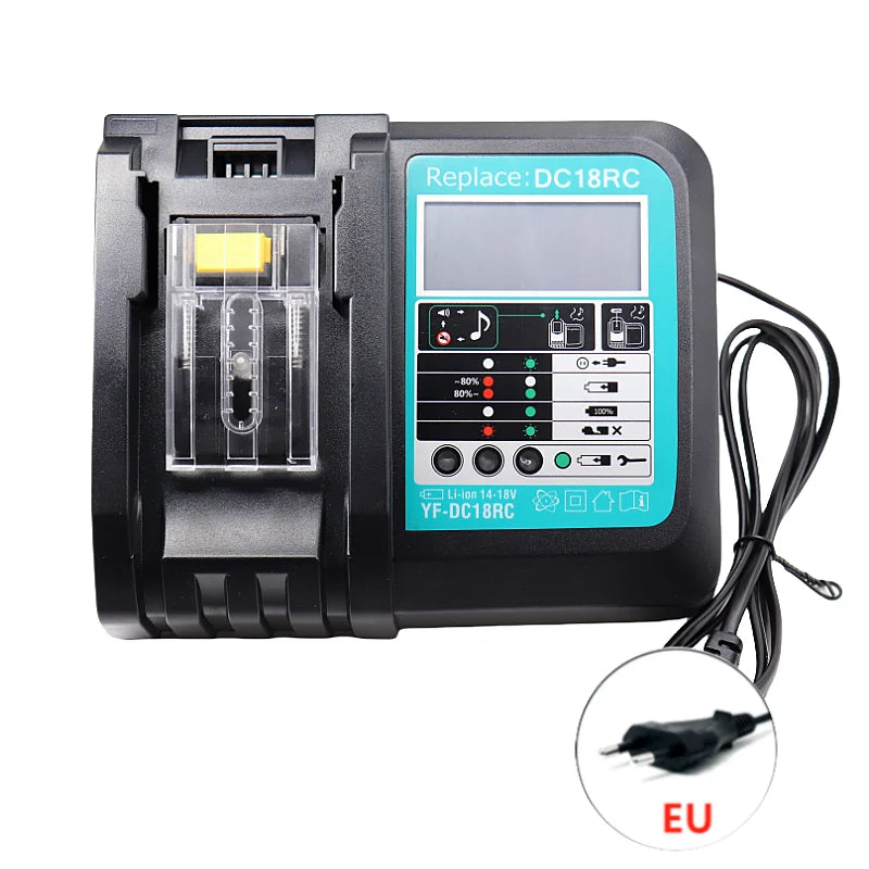 DC18RC For Makita 18V Drill Battery Charger 3A Li-ion Charger for Makita 14.4V 18V LXT BL1815 BL1860 BL1430 BL1450