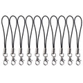 10Pcs Phone Hanger Clips Key Holder Bag Key Ring DYM Phone Lanyard String Phone Lanyard Lobster Clasp Rope Lanyard Lariat Cords