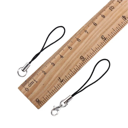 10Pcs Phone Hanger Clips Key Holder Bag Key Ring DYM Phone Lanyard String Phone Lanyard Lobster Clasp Rope Lanyard Lariat Cords