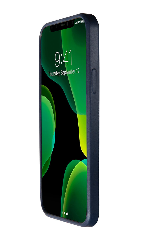 Custodia iNature iPhone 12/12 Pro - Blu Oceano